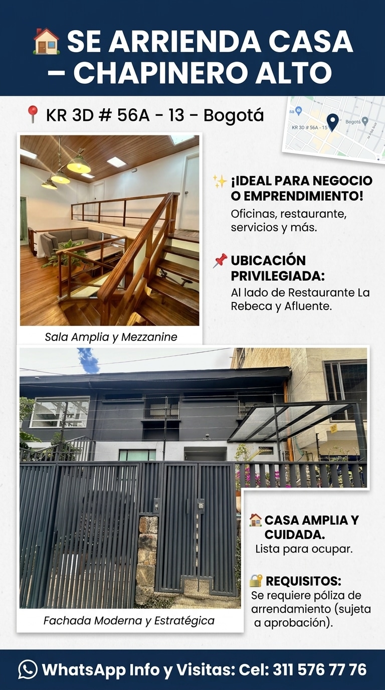 Segunda opcion de Flayer Casa en arriendo Finca Raiz Colombia
